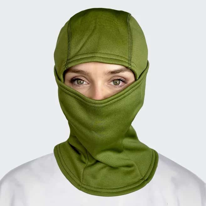 Балаклава цвет хаки зима